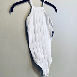 Free People White Bodysuit
